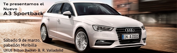 Ven a conocer el  nuevo Audi A3 sportback