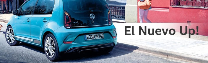 Nuevo Volkswagen up! 44 kW (60 CV) por 90€/mes*